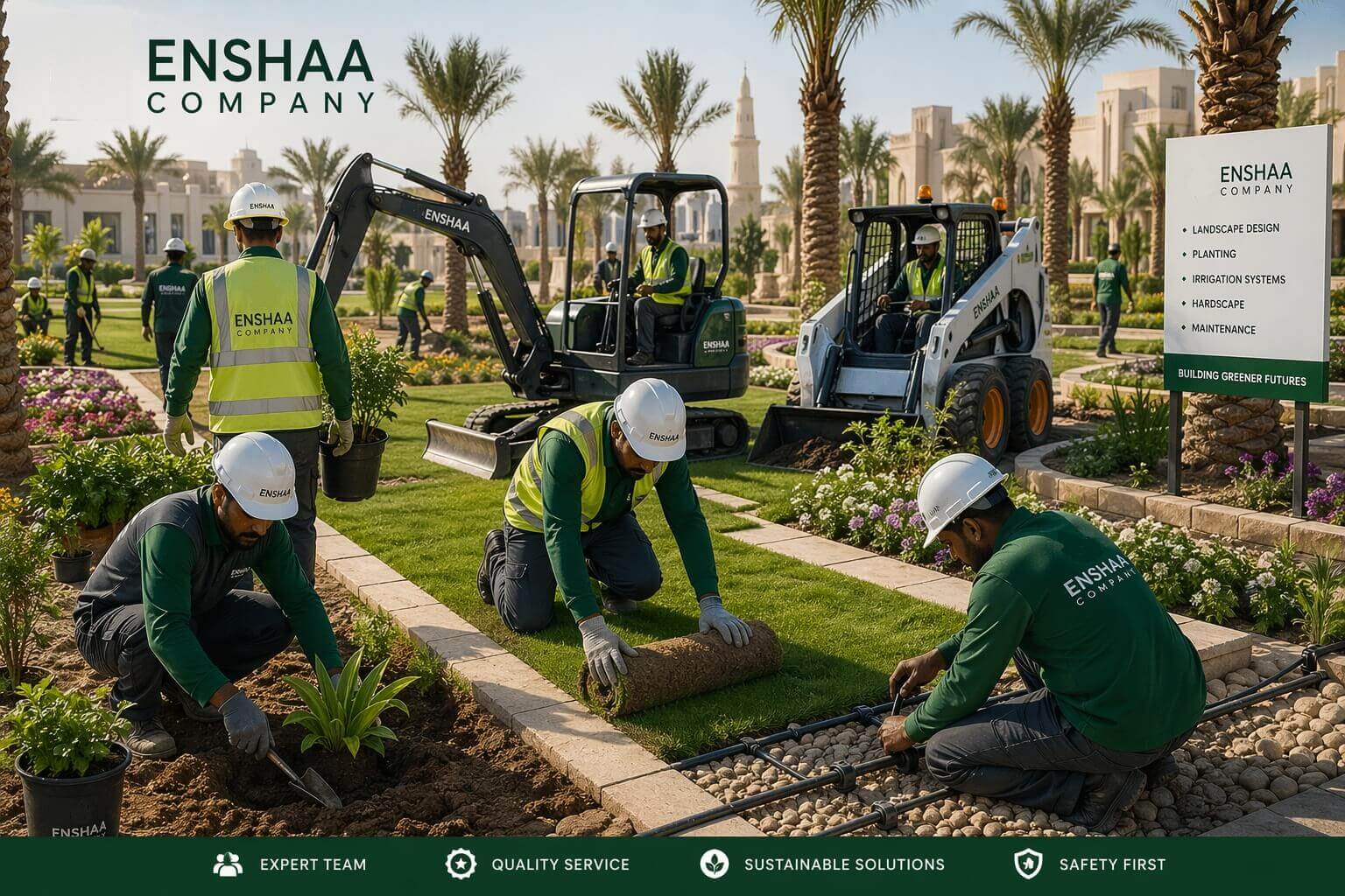 ENSHAA agricultural and landscape maintenance works